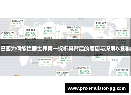 巴西为何能稳居世界第一探析其背后的原因与深层次影响 巴西为何能稳居世界第一探析其背后的原因与深层次影响