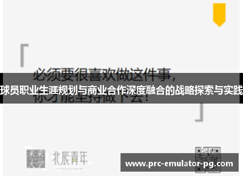 球员职业生涯规划与商业合作深度融合的战略探索与实践